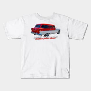 1955 Pontiac Chieftain Station Wagon Kids T-Shirt